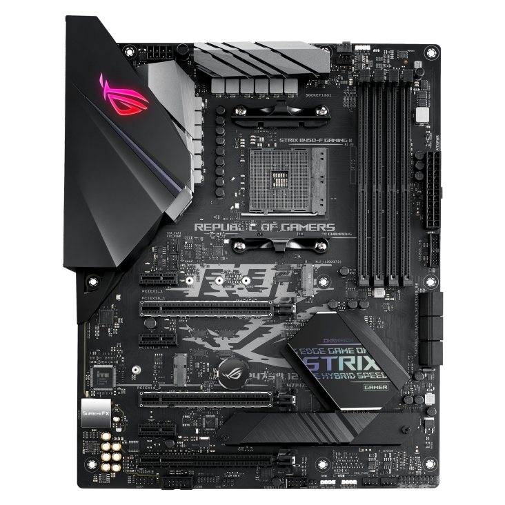 ROG STRIX B450-F GAMING II front view