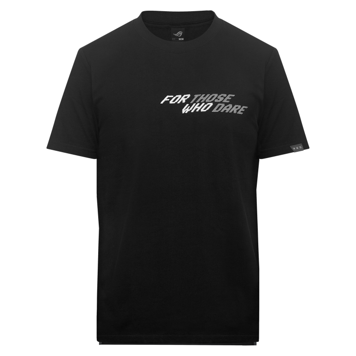 Front view of ROG DigiPixel T-shirt in black