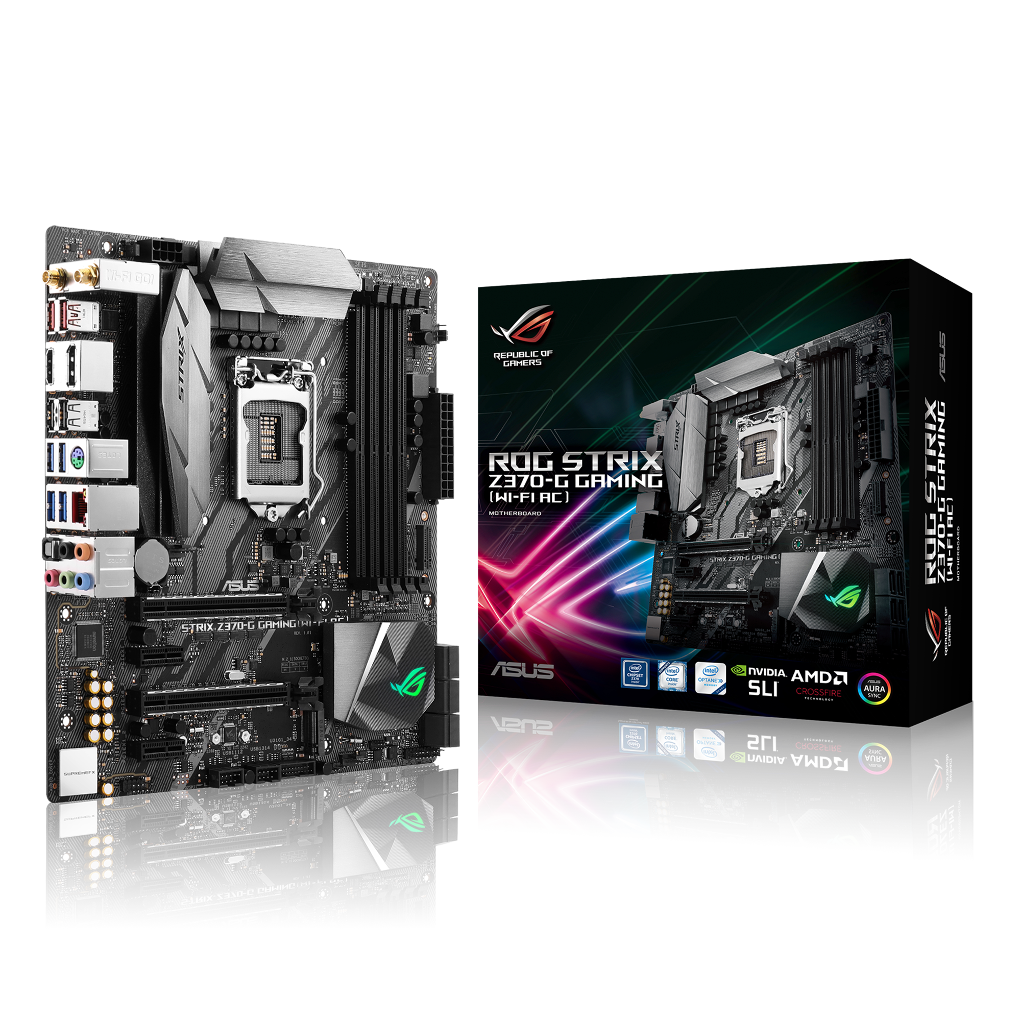 ROG STRIX Z370-G GAMING (WI-FI AC) | Motherboards | ROG Singapore