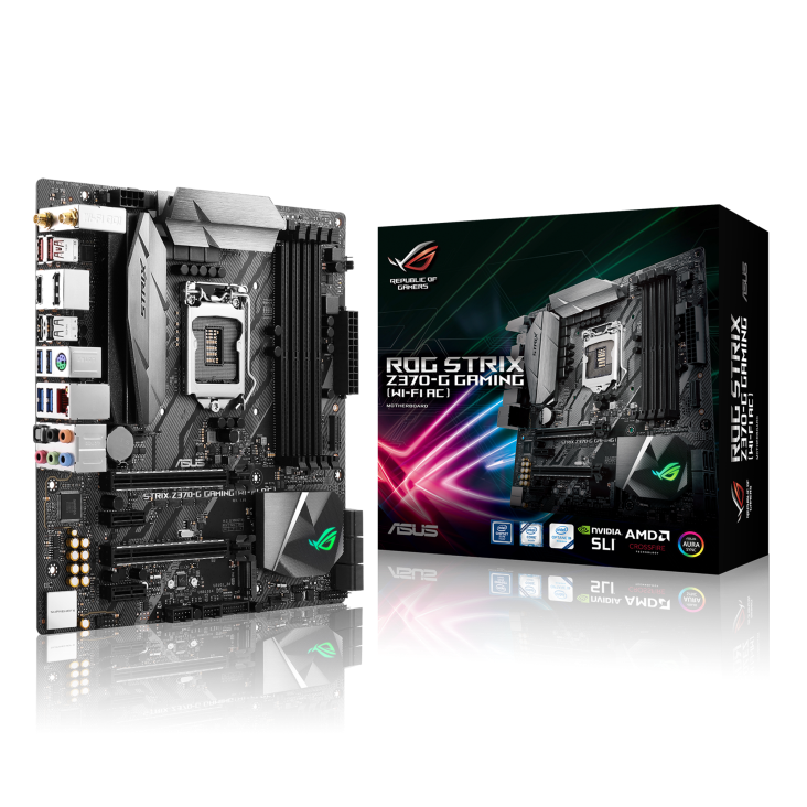 ROG STRIX Z370-G GAMING (WI-FI AC) front view