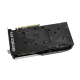 Dual GeForce RTX™ 3060 Ti graphics card, rear view 