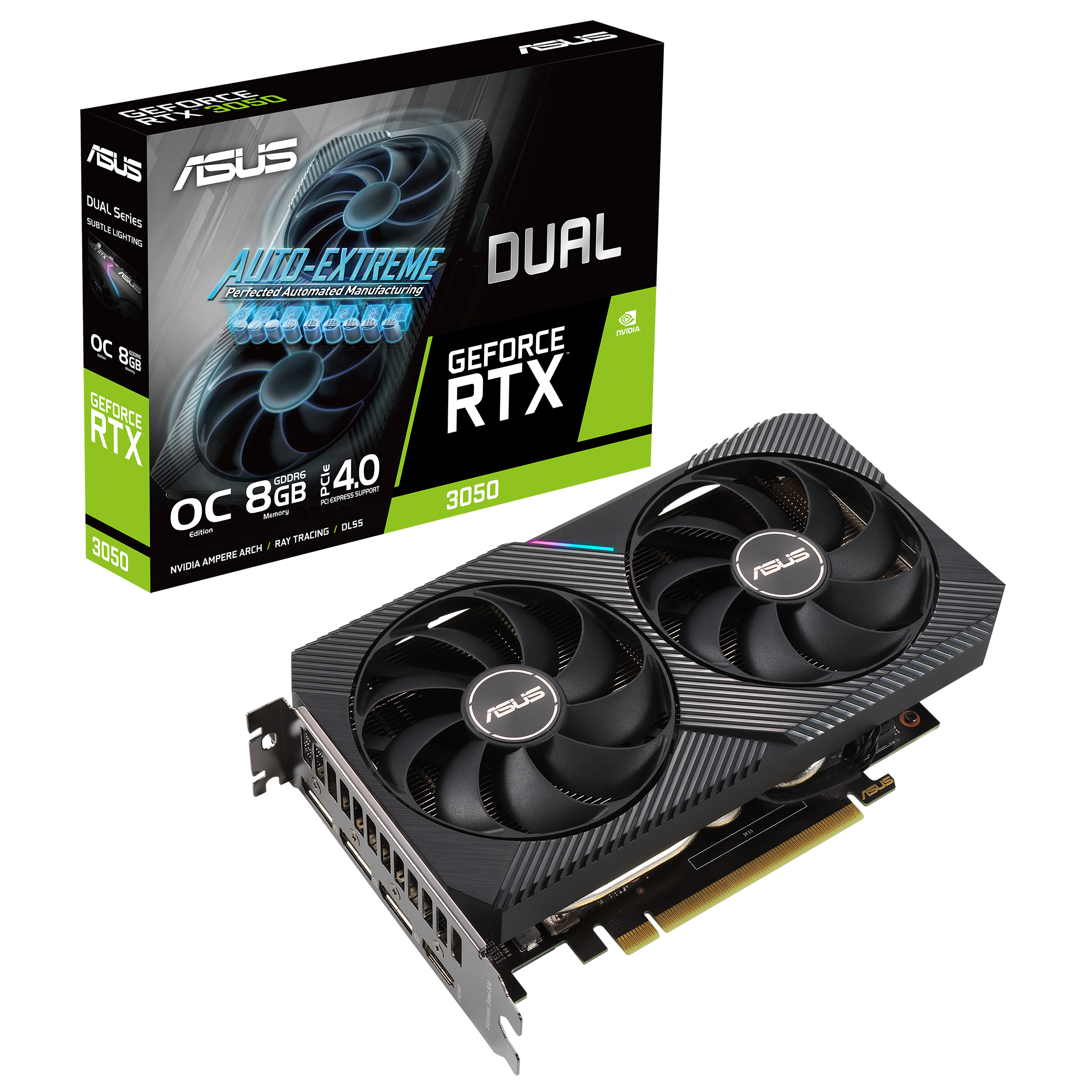 ASUS Dual GeForce RTXTM 3050 搭載ビデオカード OC edition 8GB GDDR6