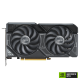 ASUS Dual GeForce RTX 4060 front view of the with black NVIDIA logo