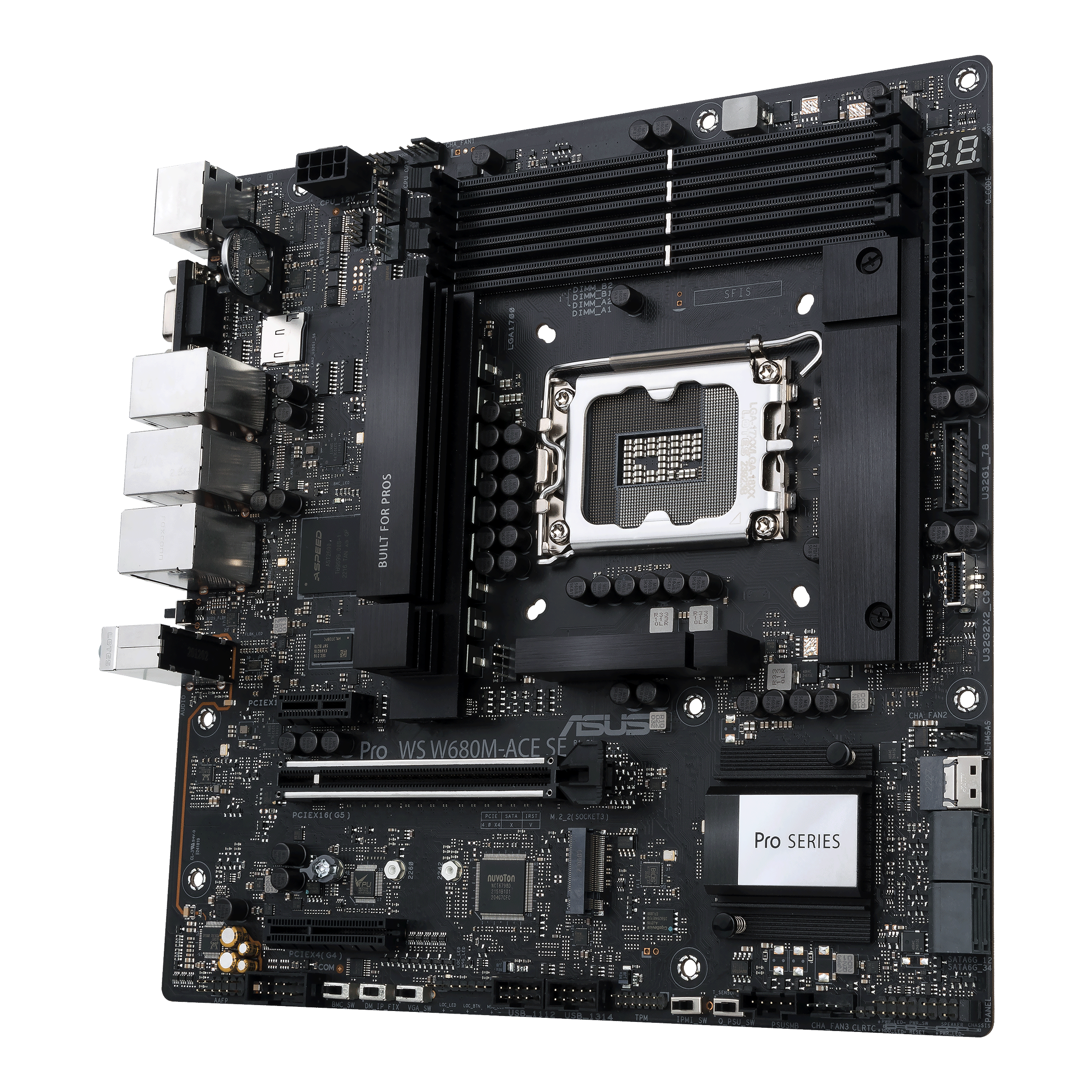 ASUS INTEL W680 (LGA 1700) ATX マザーボード Pro WS W680-ACE｜Motherboards｜ASUS USA