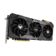 TUF Gaming GeForce RTX 3070 Ti OC Edition graphics card, angled bottom up view