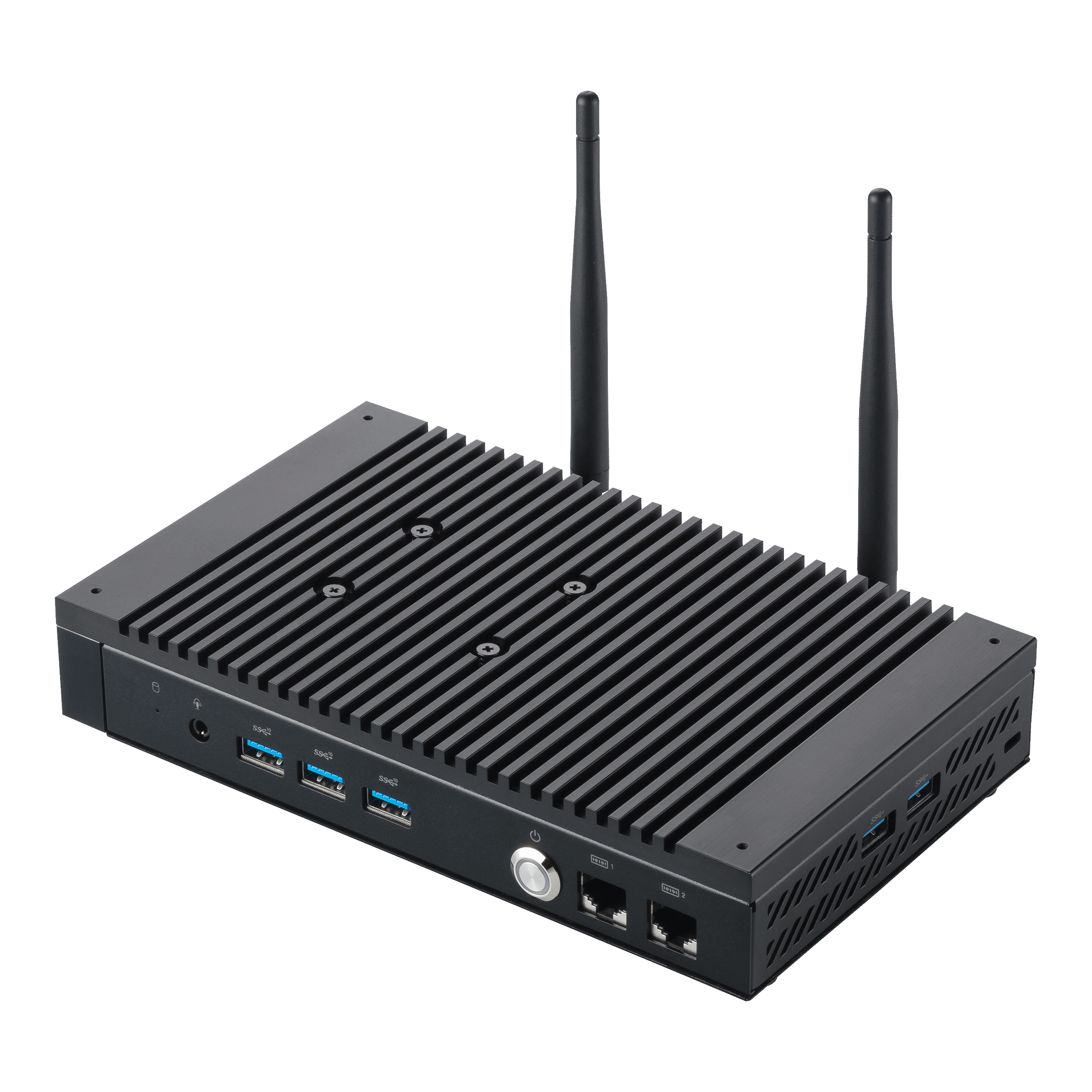 Mini PC Fanless Design Intel Core i5 i7 Dual Lan 4K Output Gaming