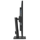 VA27DQFS-side view in portrait mode showing connectivity ports