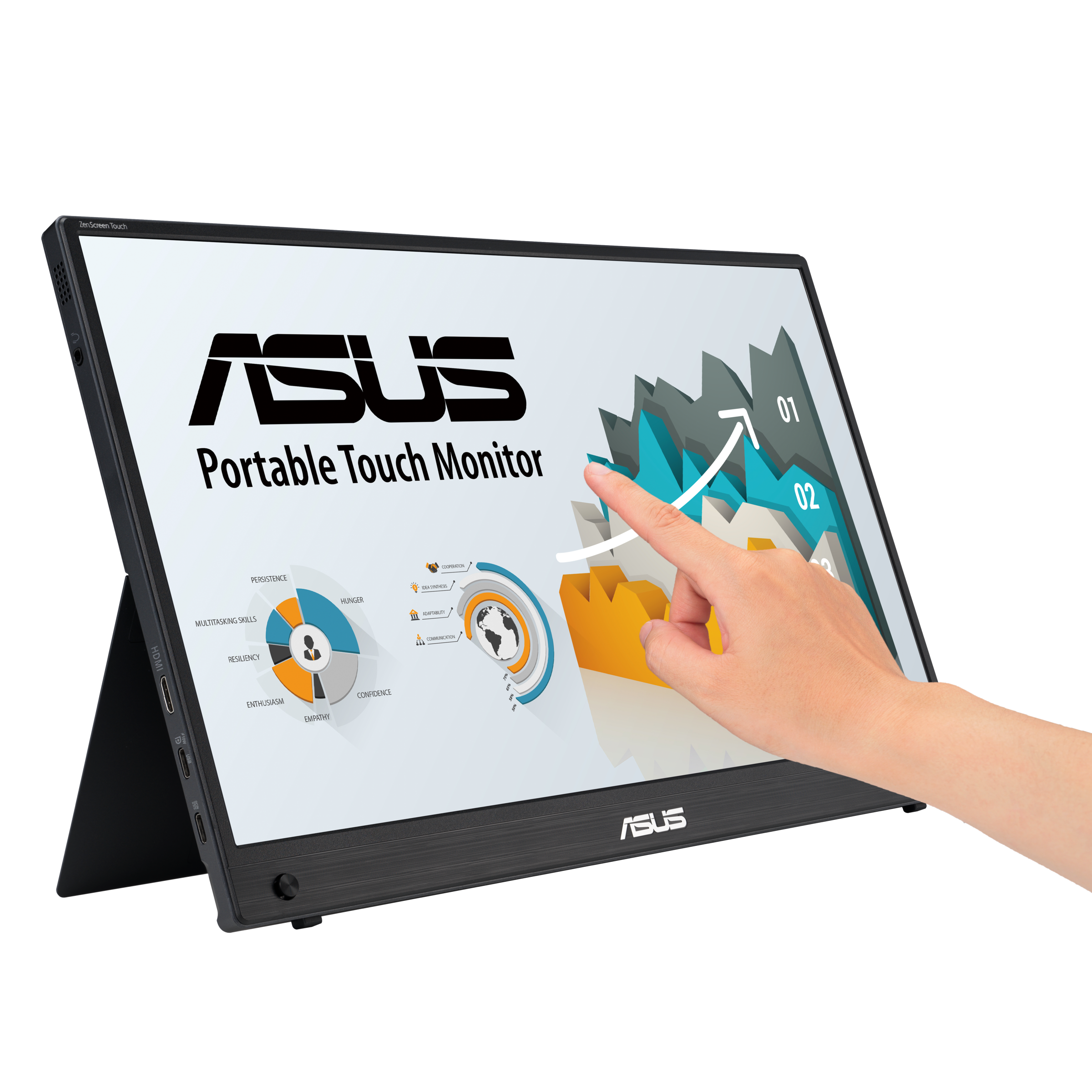 ASUS ZenScreen Touch MB16AMTR｜Monitors｜ASUS USA