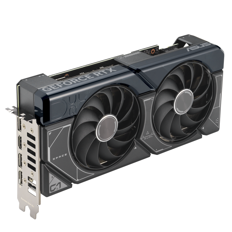 ASUS DUAL GeForce RTX 4070 SUPER graphics card hero angel