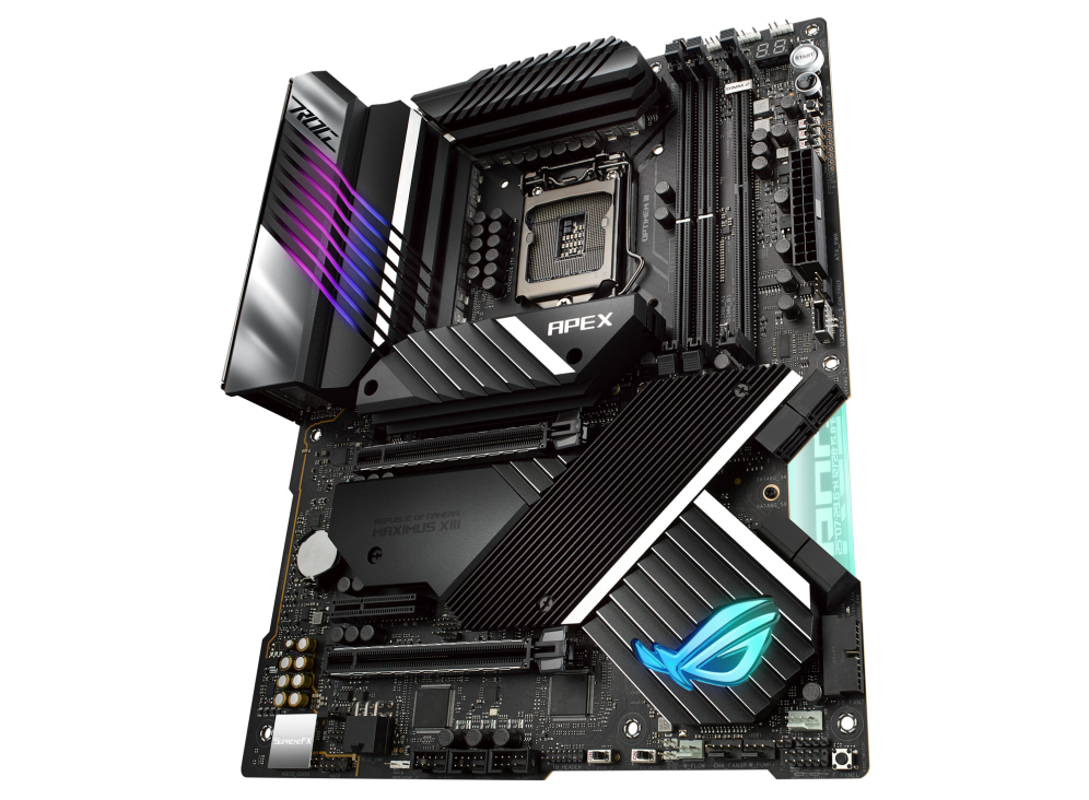 ROG MAXIMUS XIII APEX angled view from right