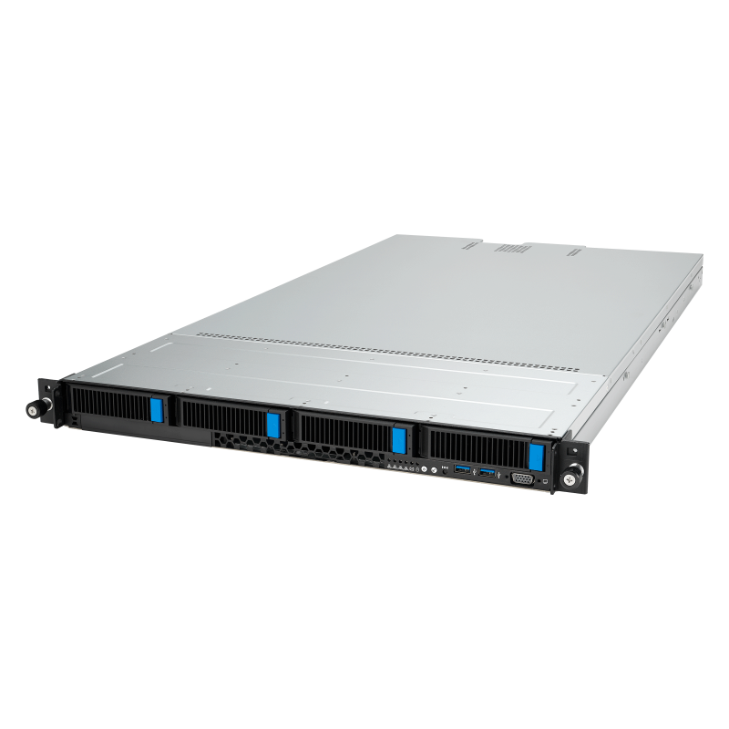 RS500A-E12-RS4U server, left side view