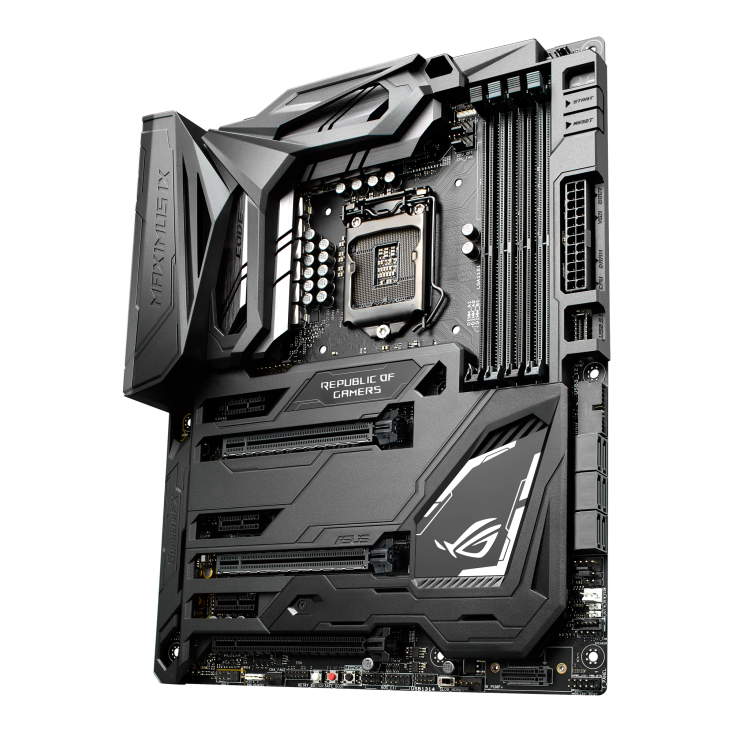 ROG MAXIMUS IX CODE angled view from right
