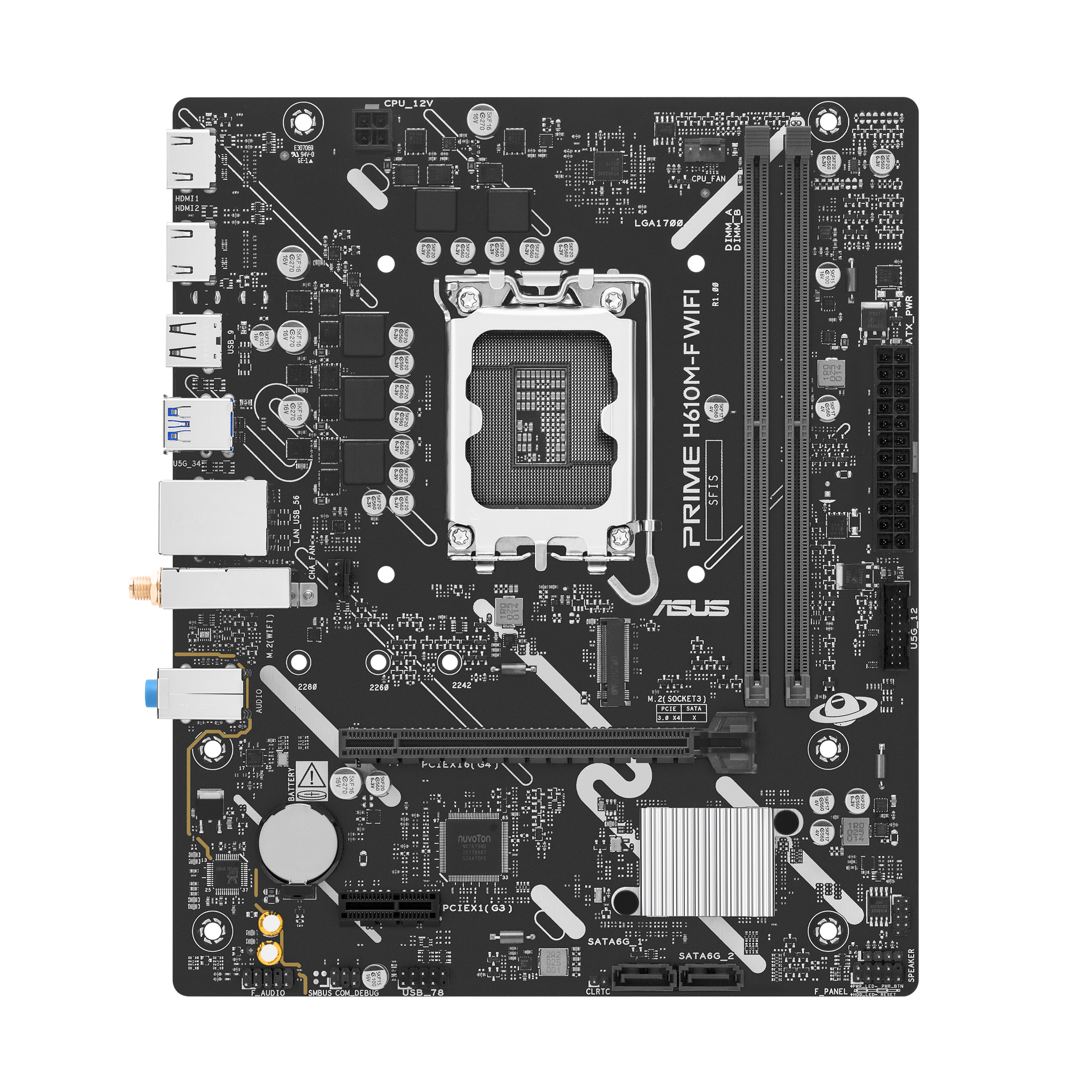 12100F/16GB/LGA1700 【美品】PRIME H610M-A　i3