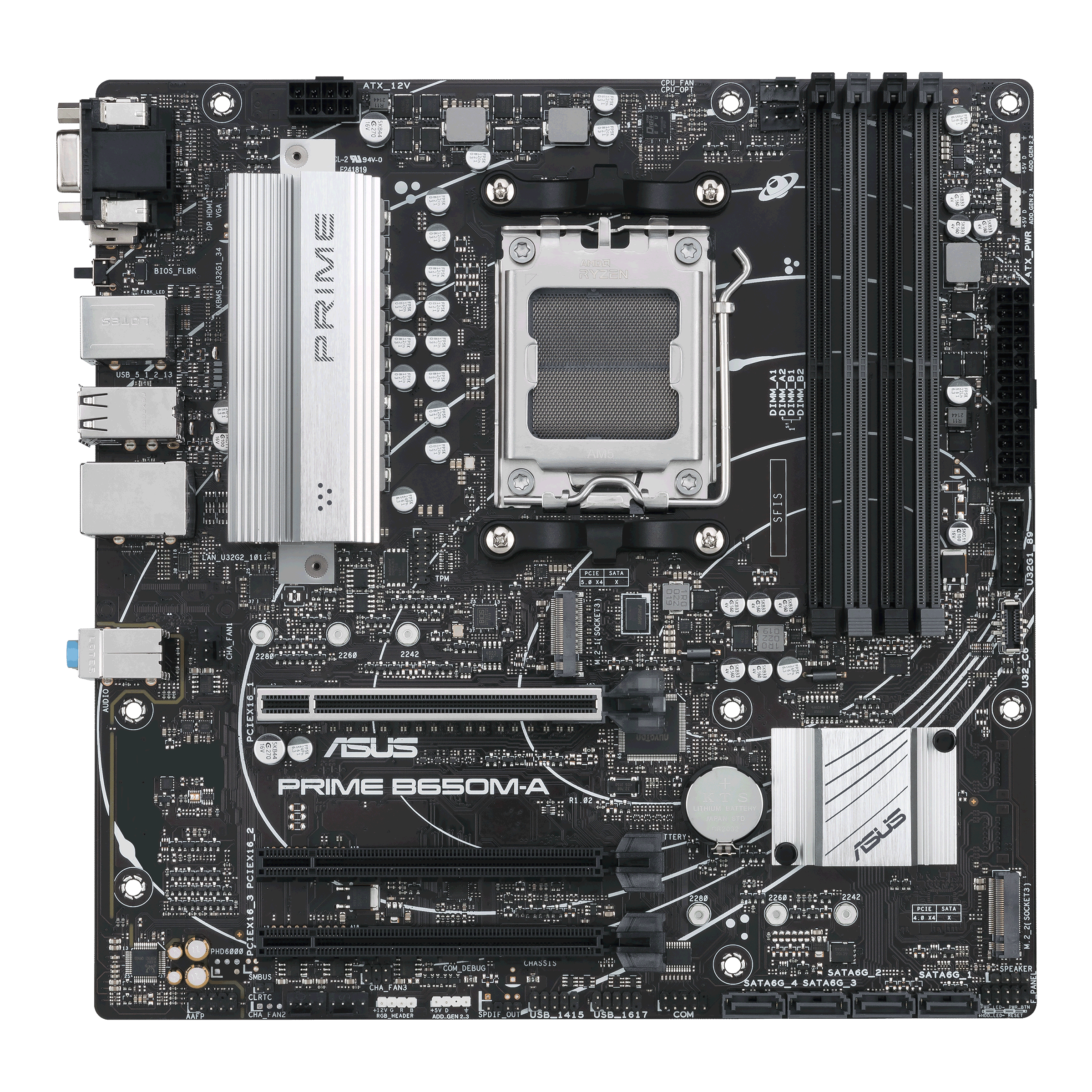 ASUS PRIME X670-P CSM Socket AMD AM5 Carte mère