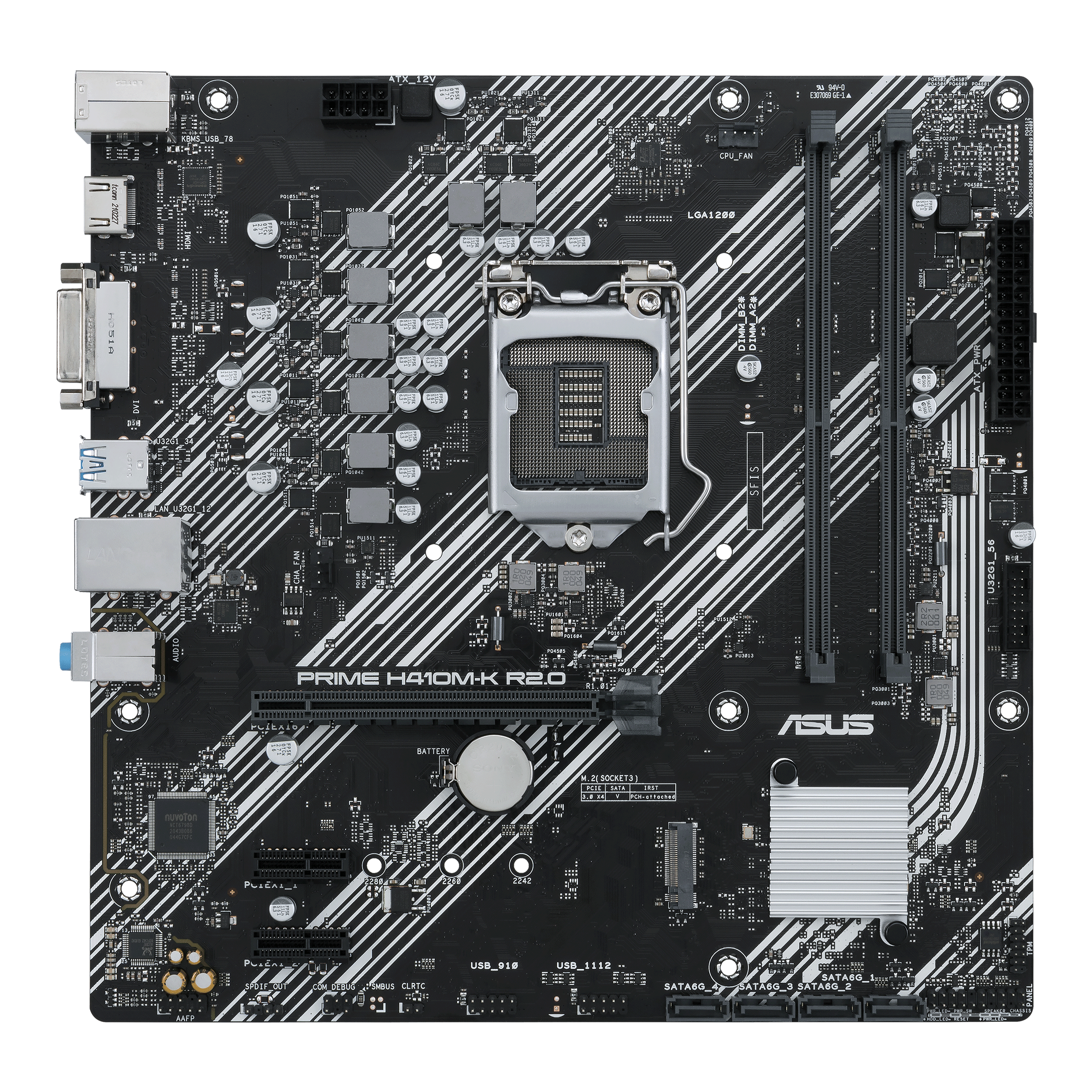 ASUS PRIME H310M-E R2.0 マザーボード-