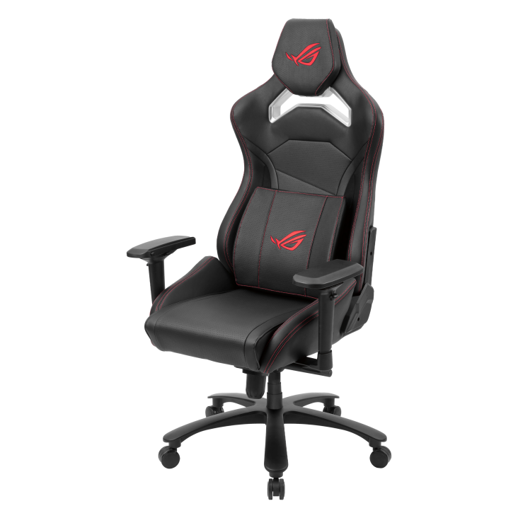 ROG Chariot X Core Gaming Chair_ left-oblique view in Black