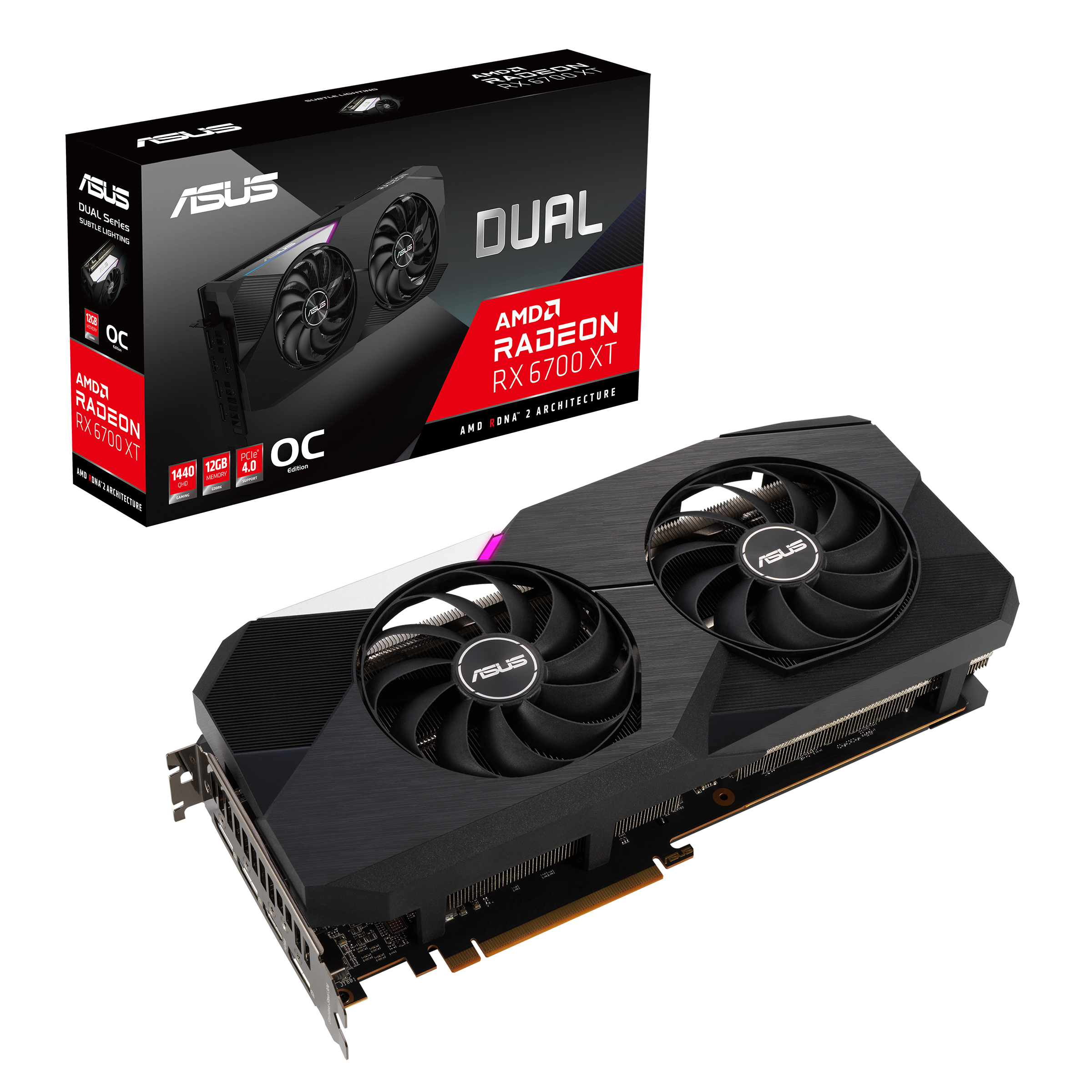 ASUS Dual Radeon RX 6700 XT 搭載ビデオカード OC edition 12GB GDDR6