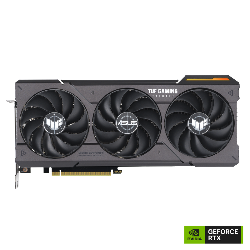 TUF Gaming  GeForce RTX 4060 Ti graphics card front view with logo