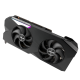 ASUS Dual Radeon RX 7900 XTX angled forward view 