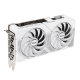 ASUS DUAL GeForce RTX™ 5060 White edition, front angled view highlighting IO ports