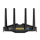 DSL-AX82U rear view, showing I/O ports