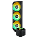 TUF Gaming LC III 360 ARGB front view with vertical radiator