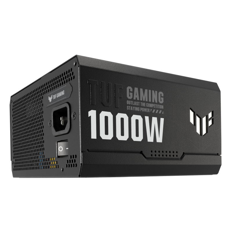 TUF Gaming 1000W Gold Rear-side angle 