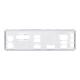 Pro H510M-CT/CSM motherboard, I/O ports shield view