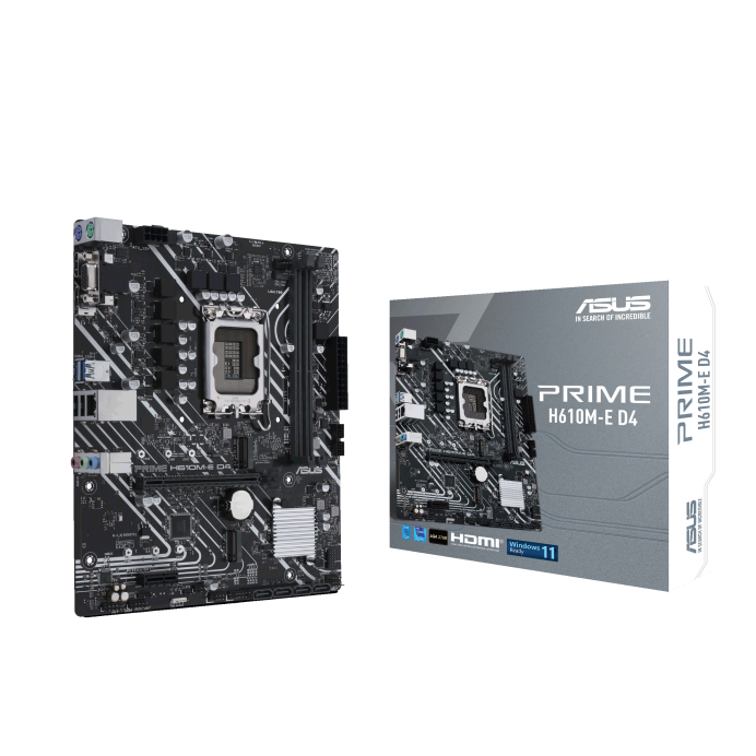 ASUS 華碩 PRIME H610M-E D4 Micro-ATX 主機板 (DDR4)