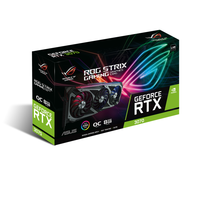 ROG-STRIX-RTX3070-O8G-V2-GAMING graphics card packaging