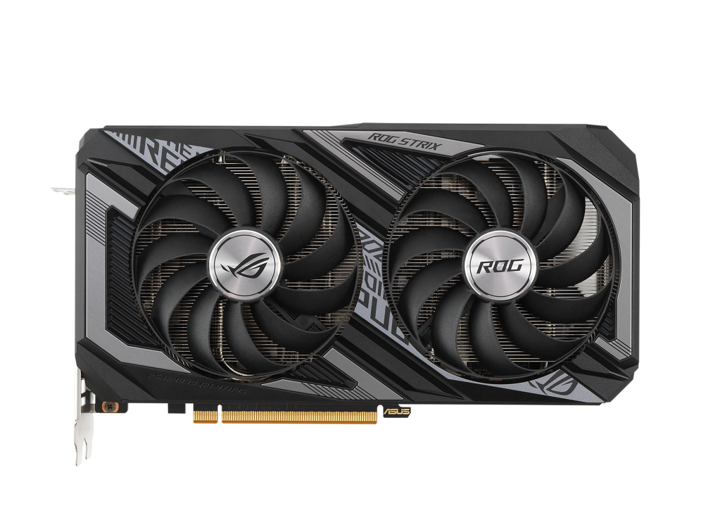 ROG Strix Radeon™ RX 6650 XT V2 OC Edition graphics card, front view