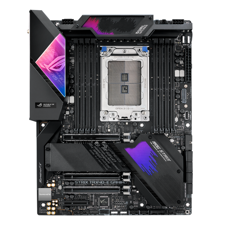 ROG Strix TRX40-E Gaming front view