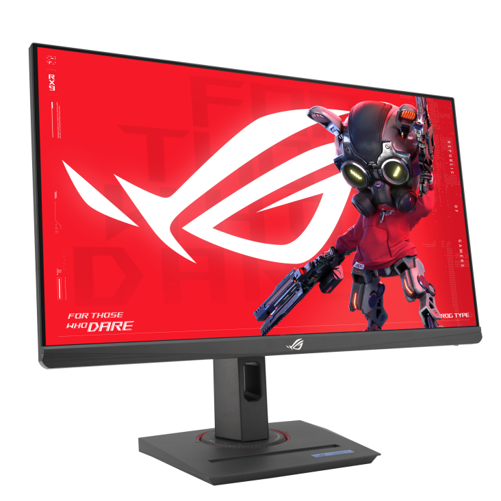 ROG Strix XG259CMS front view, to the right