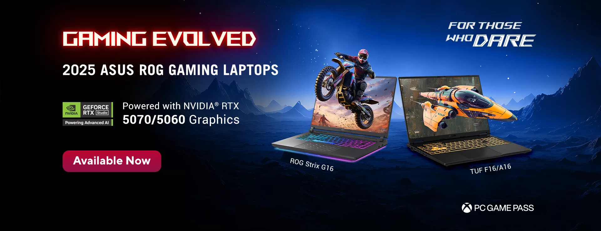 Gaming Evolved - ASUS ROG Gaming 2025