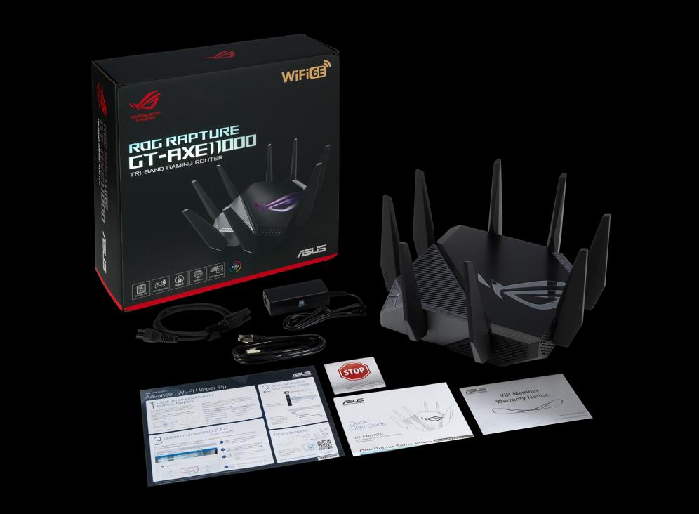 ROG Rapture GT-AXE11000 boxed