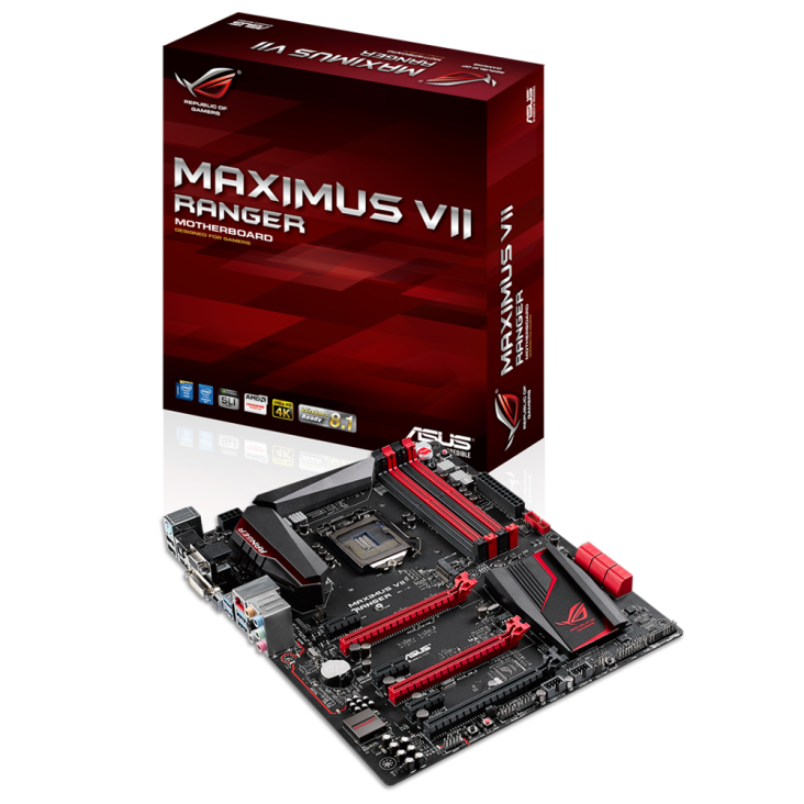 ROG MAXIMUS VII RANGER with the box