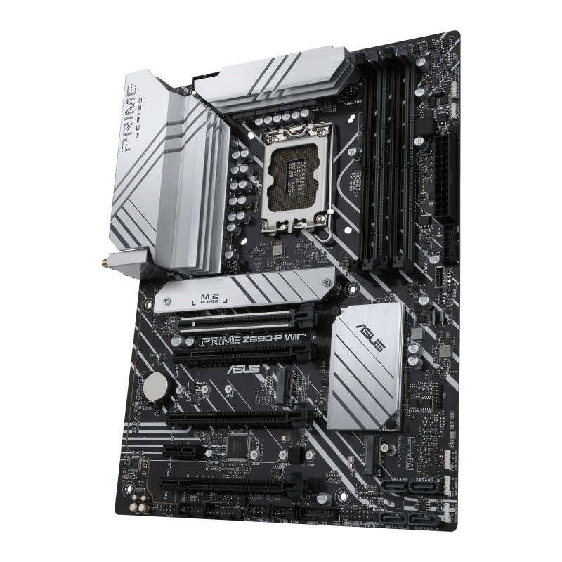 PRIME Z690-P WIFI-CSM motherboard, left side view