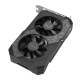 ASUS TUF Gaming GeForce GTX 1630 OC Edition 4GB graphics card, front angled view, showcasing the fan