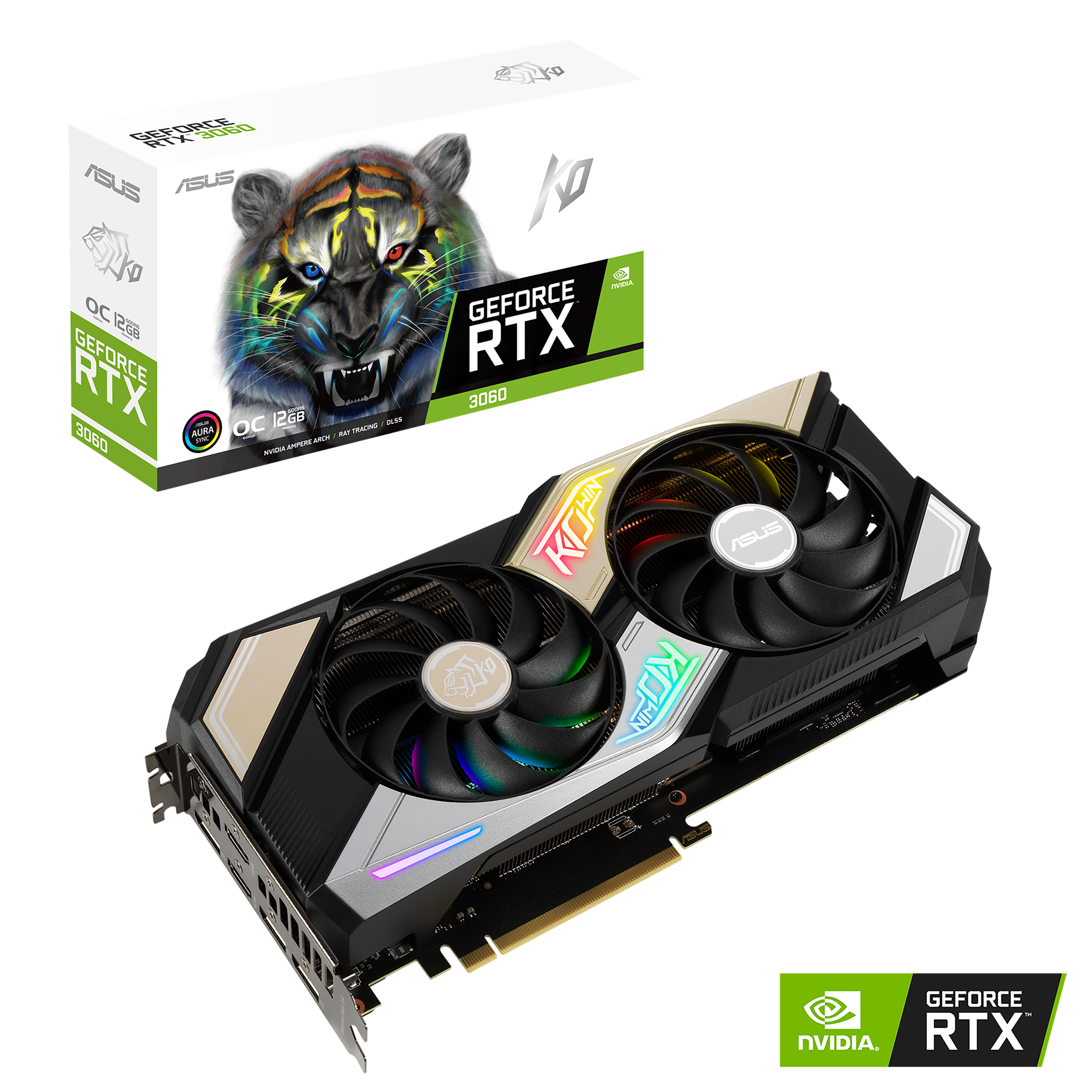 ASUS KO GeForce RTX 3060 OC Edition 12GB GDDR6 | Graphics Card