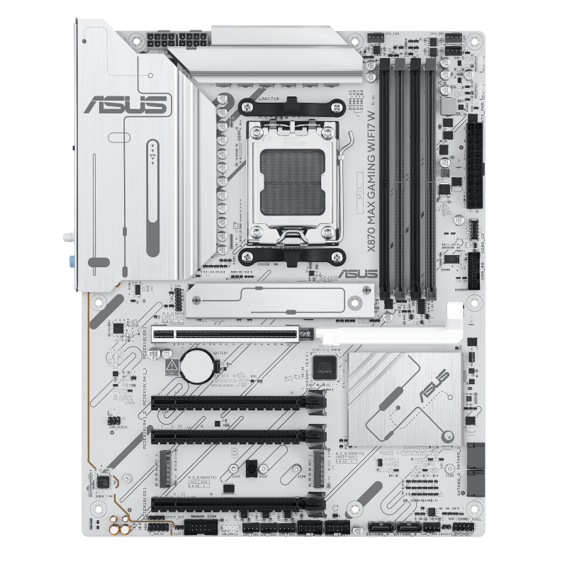 ASUS X870 MAX GAMING WIFI7 W ドスパラ限定モデル X870 MAX GAMING WIFI7 W｜Motherboards｜ASUS USA