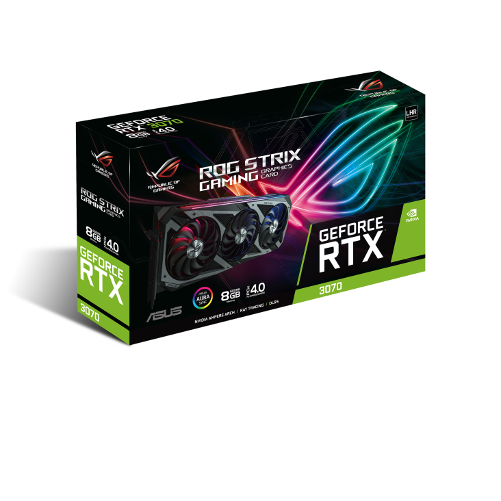 ROG-STRIX-RTX3070-8G-V2-GAMING graphics card packaging