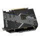 ASUS Phoenix GeForce GTX 1650 OC 4GB EVO graphics card, angled rear view