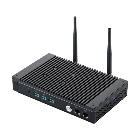 PL64 with antenna, 13th/ 12th Gen Intel® Core™ rugged edge GPU computer