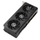 ASUS PRIME GeForce RTX™ 5050 graphics card, top down view highlighting the axial-tech fans1