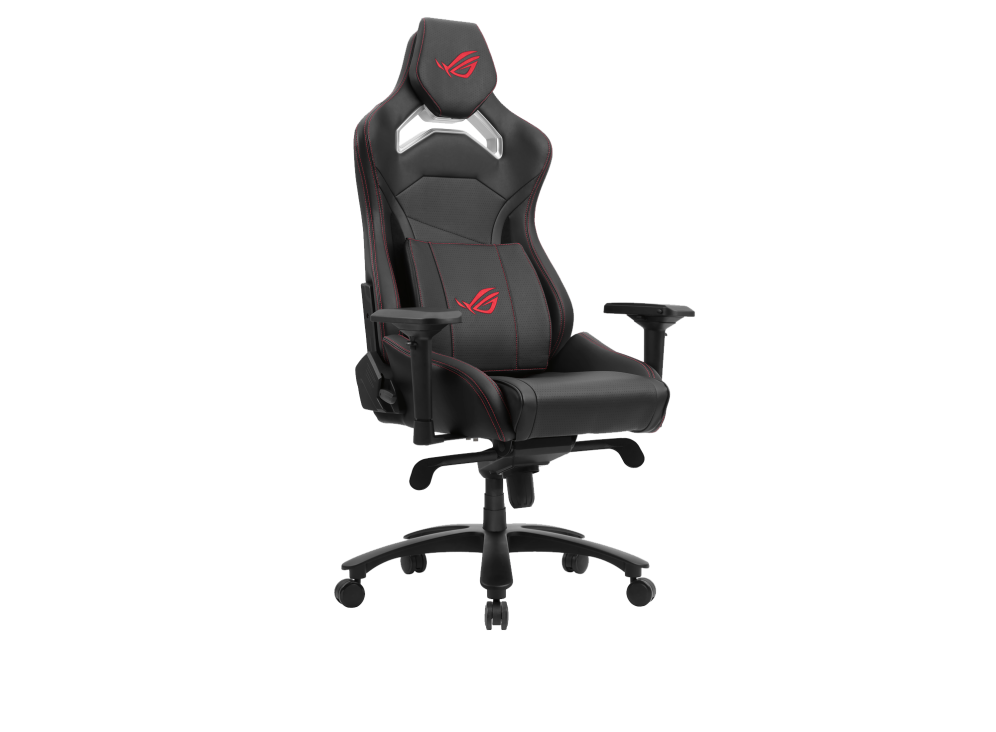 ROG Chariot Core Gaming Chair front angled view from right