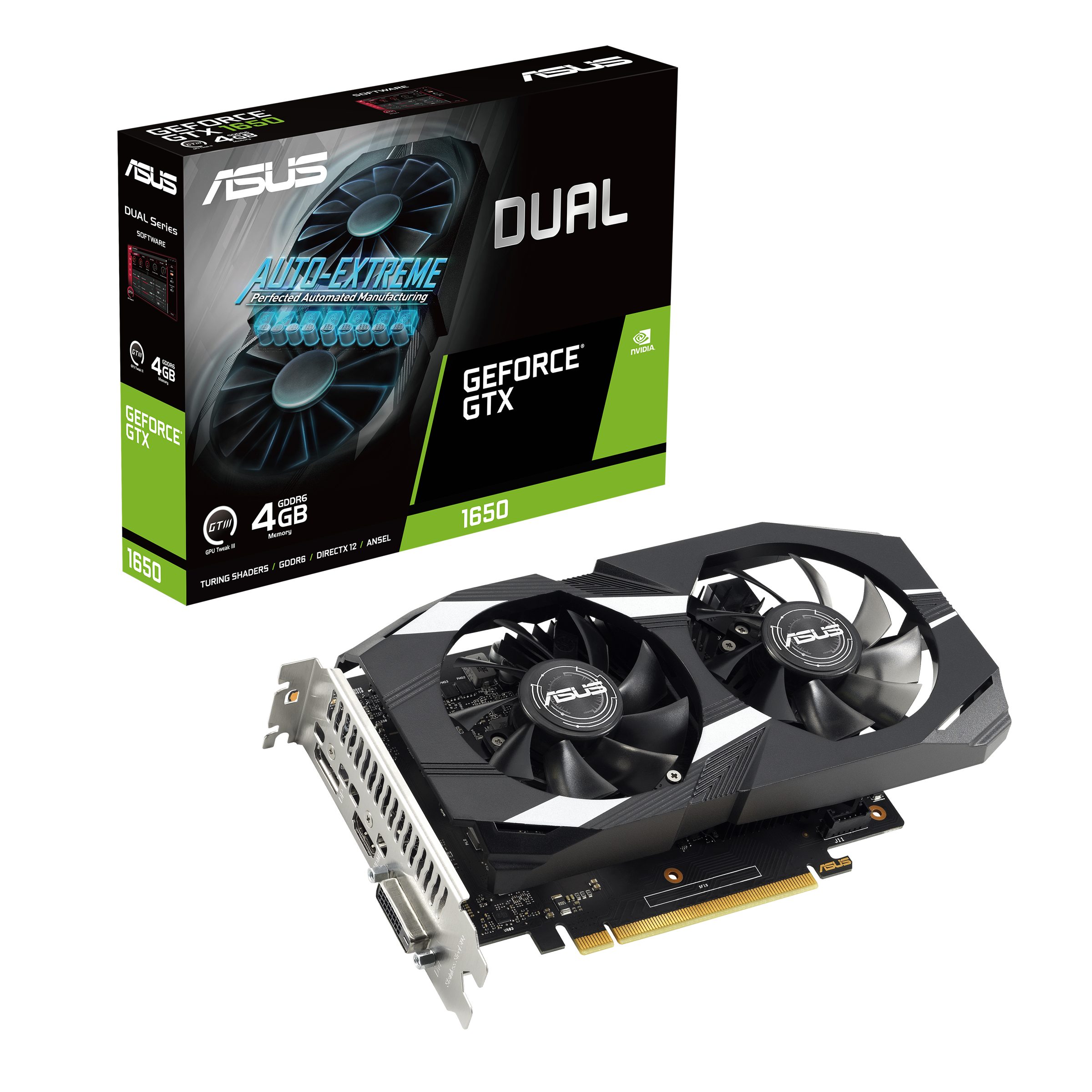 ASUS Phoenix GeForce® GTX 1650 EVO OC Edition 4GB GDDR6 | Graphics 