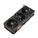 TUF Gaming GeForce RTX 3080 Ti OC Edition graphics card, front angled view, showcasing the fan