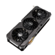 ASUS TUF GAMING Radeon RX 6800 XT graphics card, front angled view 