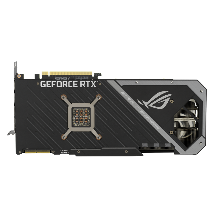 ROG-STRIX-RTX3090-24G-GAMING graphics card, rear view