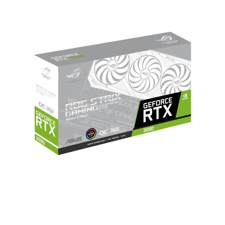 ROG Strix GeForce RTX 3090 White OC Edition 24GB GDDR6X | Graphics